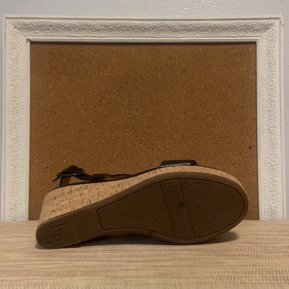 Franco Sarto Black Wedges - Picture 3 of 5